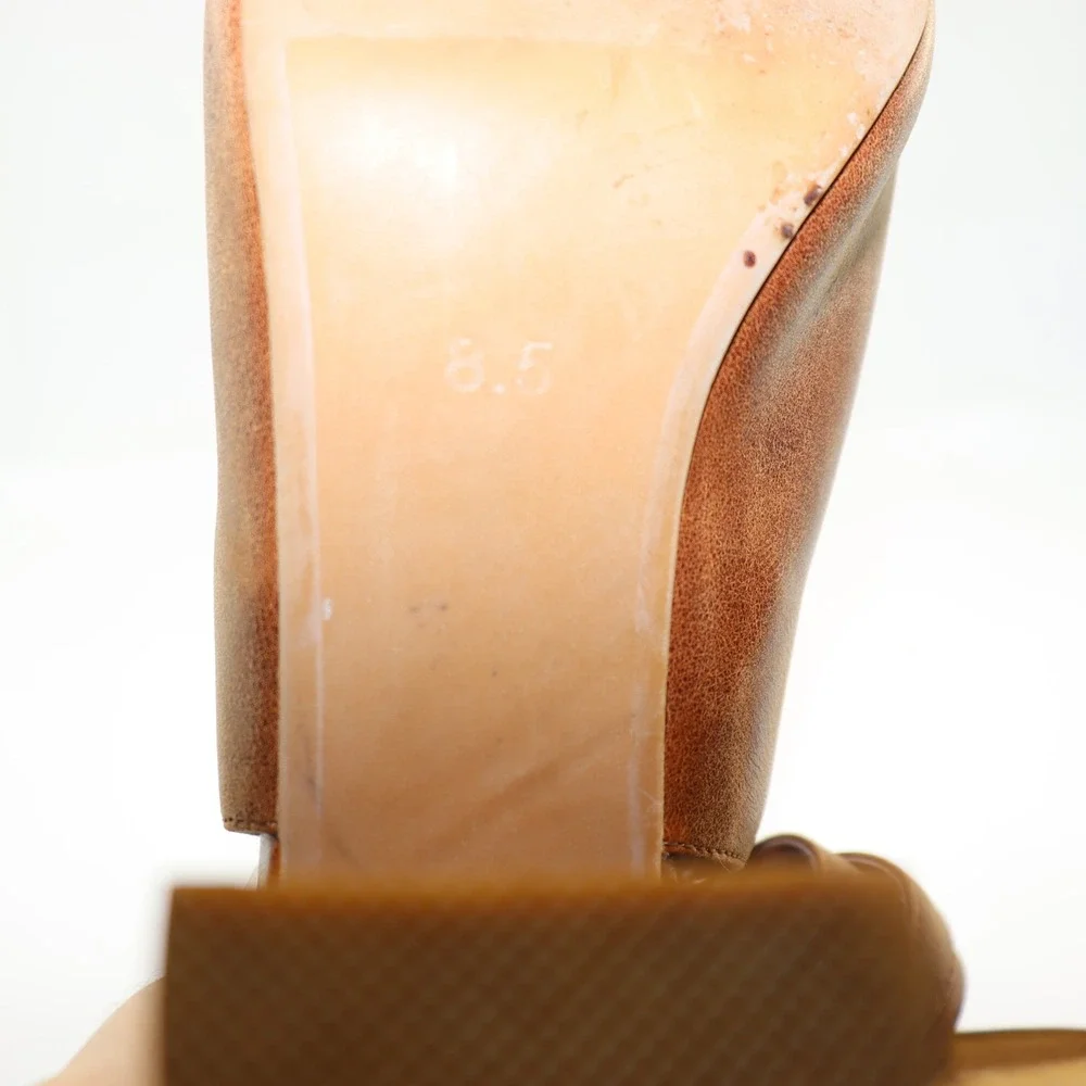 Jeffrey Campbell Ibiza Last Heels 8.5 Brown Womens Boho Sandal
